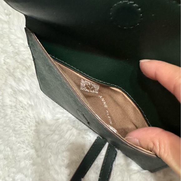 Anne Klein Green Small Crossbody Purse - Picture 3 of 6